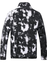 Load image into Gallery viewer, Men Slim Fit Ripped Denim Jacket Coat