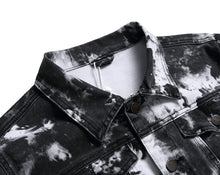 Load image into Gallery viewer, Men Slim Fit Ripped Denim Jacket Coat