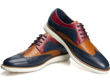 Load image into Gallery viewer, Men's Oxford Lace-up Wingtip Fashion Shoes