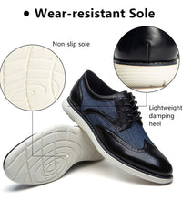 Load image into Gallery viewer, Men's Oxford  Lace-up Wingtip Fashion Shoes