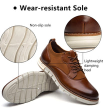 Load image into Gallery viewer, Men's Oxford Lace-up Wingtip Shoe