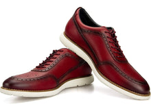 Load image into Gallery viewer, Men's Oxford Lace Up Casual Shoes