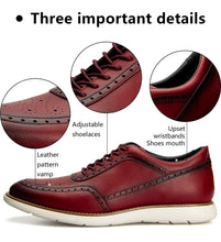 Load image into Gallery viewer, Men's Oxford Lace Up Casual Shoes
