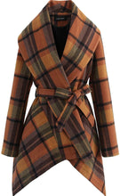 Load image into Gallery viewer, Women's Turn Down Shawl Collar Blend Coat