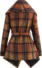Load image into Gallery viewer, Women's Turn Down Shawl Collar Blend Coat
