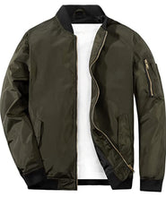 Load image into Gallery viewer, Men's lightweight Bomber Slim Fit Softshell Windbreaker
