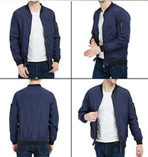 Load image into Gallery viewer, Men's lightweight Bomber Slim Fit Softshell Windbreaker