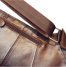 Load image into Gallery viewer, Leather Sling Crossbody Shoulder Backpack for Men Women