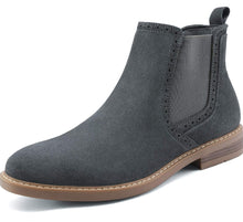 Load image into Gallery viewer, Men's Suede Leather Chelsea Ankle Boots