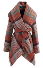 Load image into Gallery viewer, Women's Turn Down Shawl Collar Blend Coat