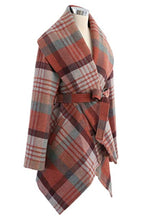 Load image into Gallery viewer, Women's Turn Down Shawl Collar Blend Coat