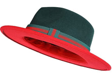 Load image into Gallery viewer, Wide Brim Fedora Hat with Adjustable Drawstring