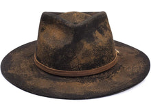 Load image into Gallery viewer, Vintage Fedora Wide Brim Firm Wool Felt Panama Hat