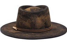 Load image into Gallery viewer, Vintage Fedora Wide Brim Firm Wool Felt Panama Hat