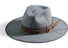 Load image into Gallery viewer, Vintage Fedora Wide Brim Firm Wool Felt Panama Hat