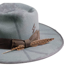 Load image into Gallery viewer, Vintage Fedora Wide Brim Firm Wool Felt Panama Hat
