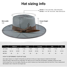 Load image into Gallery viewer, Vintage Fedora Wide Brim Firm Wool Felt Panama Hat