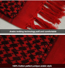 Load image into Gallery viewer, Tactical Desert Shemagh Keffiyeh Arab Tessel Scarf