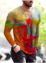 Load image into Gallery viewer, Men's Graffiti Casual Long Sleeve Shirt for Men