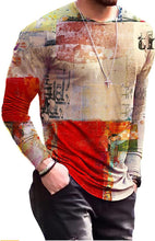 Load image into Gallery viewer, Men's Graffiti Casual Long Sleeve Shirt for Men