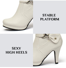 Load image into Gallery viewer, Women's Knee High Back up Lace Boots