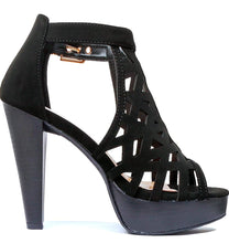 Load image into Gallery viewer, Womens Stiletto Peep Toe Platform High Heel Sandal