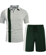 Load image into Gallery viewer, Men's Fashion Short Sleeve 2 Piece Short Set