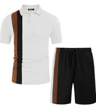 Load image into Gallery viewer, Men's Fashion Short Sleeve 2 Piece Short Set