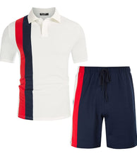 Load image into Gallery viewer, Men's Fashion Short Sleeve 2 Piece Short Set