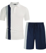 Load image into Gallery viewer, Men's Fashion Short Sleeve 2 Piece Short Set