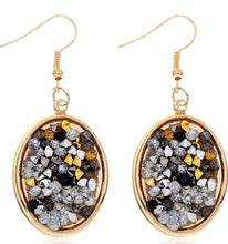 Load image into Gallery viewer, Rhinestone Collar Gold Metal Necklace Set
