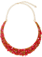 Load image into Gallery viewer, Rhinestone Collar Gold Metal Necklace Set