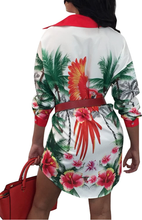 Load image into Gallery viewer, Empress Button Down Long Sleeve Mini Dress