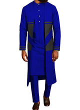 Load image into Gallery viewer, Noble Men`s Suit Long Coat Dashiki  4 Piece Set