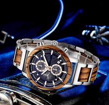 Load image into Gallery viewer, Noble Men Casual Wood Watch