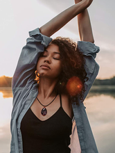 Load image into Gallery viewer, Tree of Life Copper Wire Wrapped Chakra Necklace/Choker