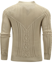 Load image into Gallery viewer, Noble Men's Pullover Long Sleeve Crewneck Knitted Sweater