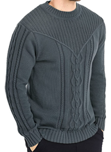 Load image into Gallery viewer, Noble Men's Pullover Long Sleeve Crewneck Knitted Sweater