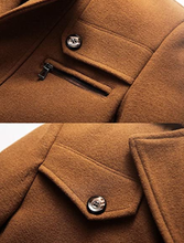 Load image into Gallery viewer, Noble Men Winter Wool Pea Coat