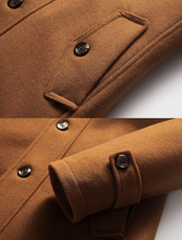 Load image into Gallery viewer, Noble Men Winter Wool Pea Coat