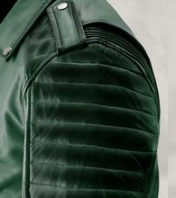 Load image into Gallery viewer, Noble Men Sheep Leather Biker Jacket