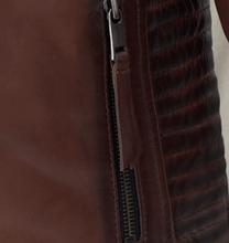 Load image into Gallery viewer, Noble Men Sheep Leather Biker Jacket
