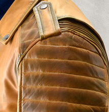 Load image into Gallery viewer, Noble Men Sheep Leather Biker Jacket