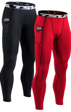 Load image into Gallery viewer, Noble Men Compression Running Leggings with Pockets