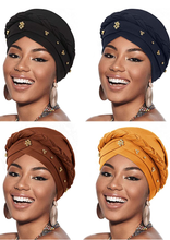 Load image into Gallery viewer, Empress Turban with Twisted Braid