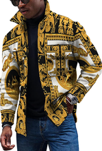 Load image into Gallery viewer, Noble Men's Luxury Retro Printed Button Down Shirt