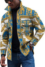 Load image into Gallery viewer, Noble Men's Luxury Retro Printed Button Down Shirt