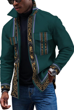 Load image into Gallery viewer, Noble Men's Luxury Retro Printed Button Down Shirt