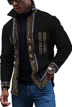 Load image into Gallery viewer, Noble Men's Luxury Retro Printed Button Down Shirt