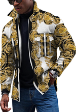 Load image into Gallery viewer, Noble Men's Luxury Retro Printed Button Down Shirt